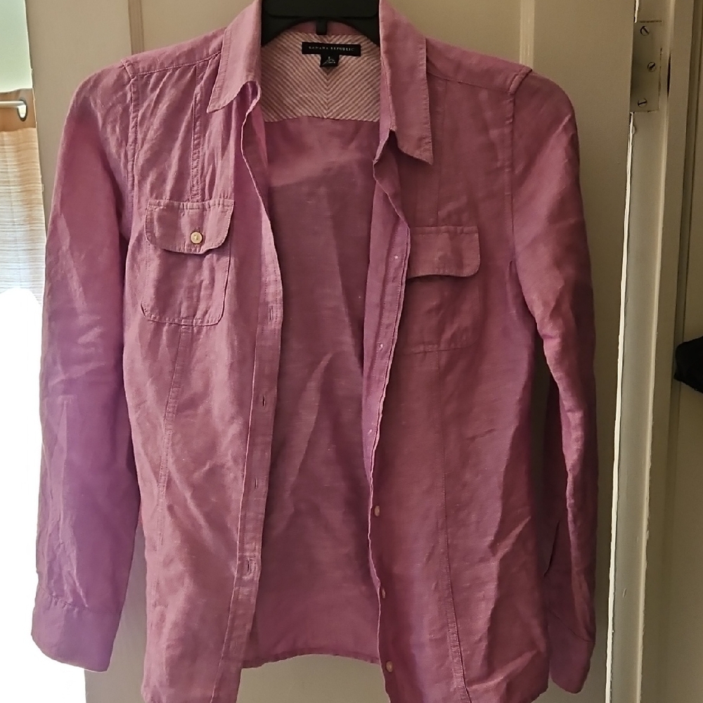 Banana Republic Pink Lightweight Jacket